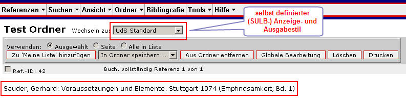 selbst definierte Anzeige (Benutzer für sich oder Administrator für alle) selbst definierte Anzeige (Benutzer für sich oder Administrator für alle)